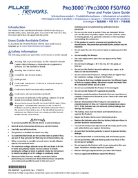 Thumbnail of document Manual - Pro3000 Tone & Probe Series